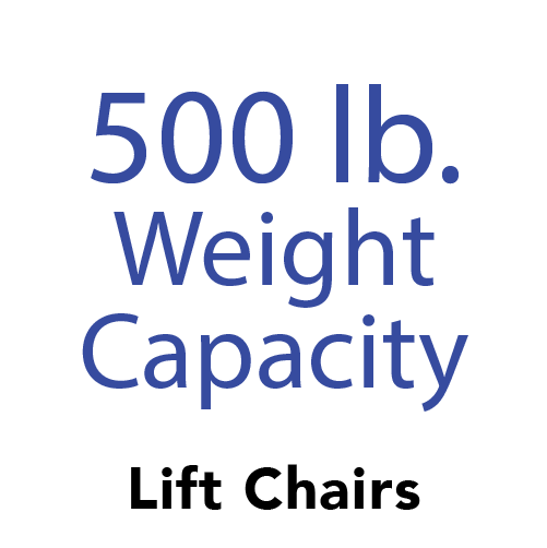 500 lbs. weight capacity lift chairs