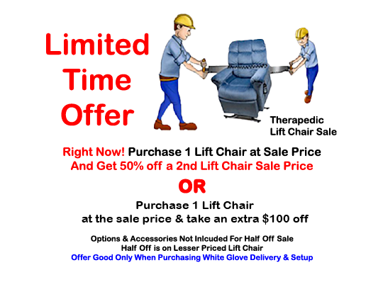 President's Day SALE at Florida Lift Chair Showrooms going on now.